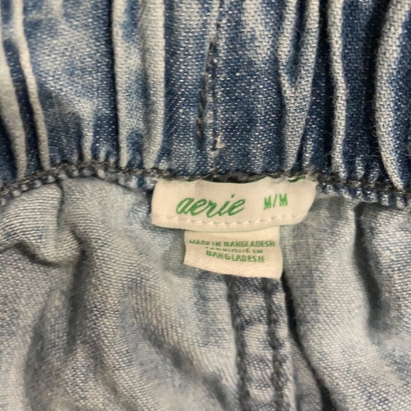 Aerie lightly worn chambray distressed pant size medium - Picture 2 of 2